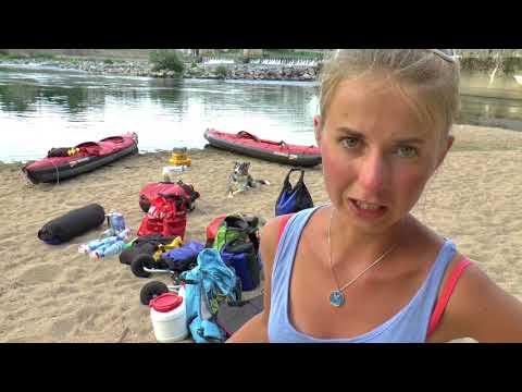 KANUWANDERN auf der LOIRE 2017 - Video 8 - Übers Wasser auf zu neuen Ufern