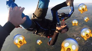 Friday Freakout Skydive Instructor Saves AFF Student But Has AAD Fire and Two-Out!