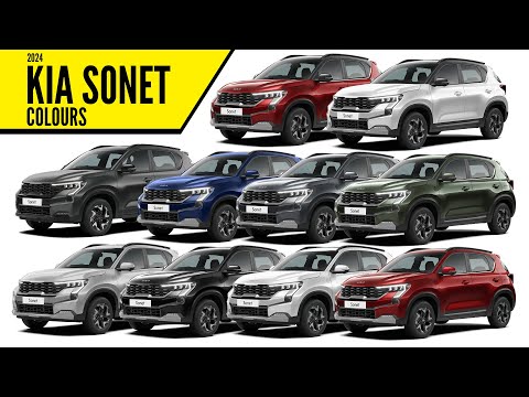 2024 Kia Sonet – All Color Options – Images | AUTOBICS