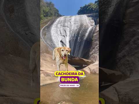 😱Formato ÚNICO em Santa Catarina: #cachoeiradabunda #trezedemaio