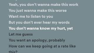 NF - Let You Down [Lyrics]