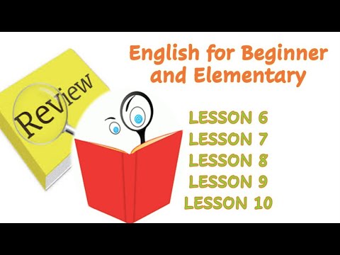 English in 35 MINUTES (6-10): English for Beginner and Elementary Review