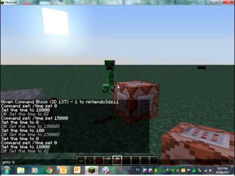 Minecraft: Automatically Set Time To Day/Night