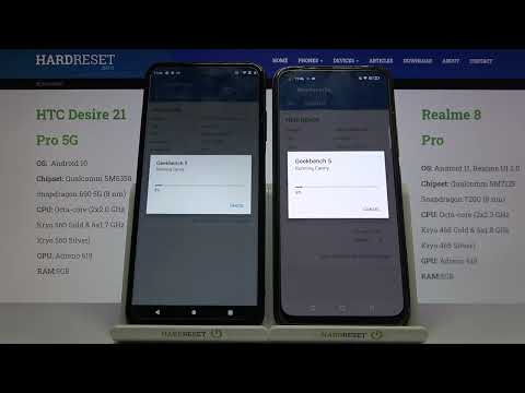 Benchmark Results on HTC Desire 21 Pro 5G vs Realme 8 Pro – Geekbench 5 GPU Test