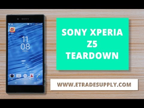 How to Disassemble/Tear down Sony Xperia Z5 for Screen Replacement