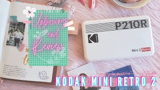 Kodak Retro Mini 2 Portable Instant Photo Printer | Unboxing & Quick Review | Details on How to Use