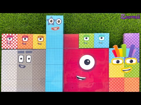 Looking for Numberblocks Puzzle Tetris NEW Giant 5000 Space ASMR - Numberblocks Satisfying Video #99
