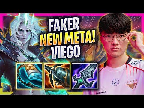 FAKER TRIES NEW META VIEGO MID! - T1 Faker Plays Viego MID vs Syndra! | Bootcamp 2024