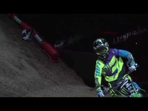 Genki Watanabe at Supercross Paris-Lille 2015 with BLACKLINER