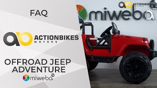 FAQ Video 🧐 Offroad Jeep Adventure Kinder Elektroauto | Hilfe, Tipps | Reparatur | Troubleshooting