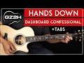 Hands Down Guitar Tutorial Dashboard Confessional Guitar Lesson |Chords + Riffs|