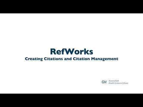 RefWorks: The Evolution of Reference Management | Community Health