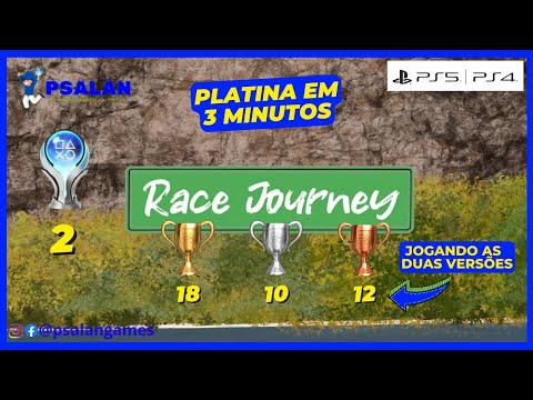 🏆Race Journey - Easy Platinum 3 Minutos (PS4/PS5)