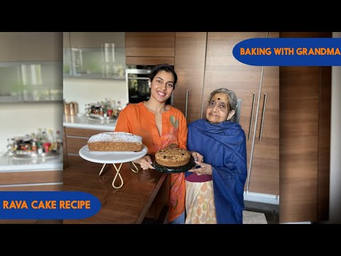 SEMOLINA (RAVA) CAKE ( GLUTEN FREE ) || BAKING WITH MY GRANDMA • EP.1 • GETFIT WITH VINITA