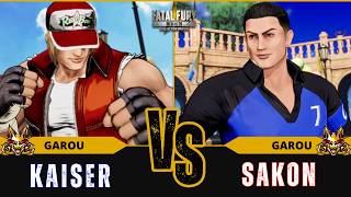 FF:CotW 🐺 KAISER (Terry Bogard) vs SAKON (Cristiano Ronaldo)⭐Replay Match - FATAL FURY: CotW - 6/26