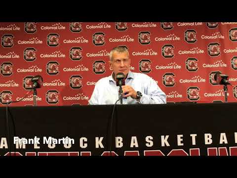 Frank Martin comments on Gamecocks’ loss to Wofford on 11/26/18. (Video by Josh Hyber.)