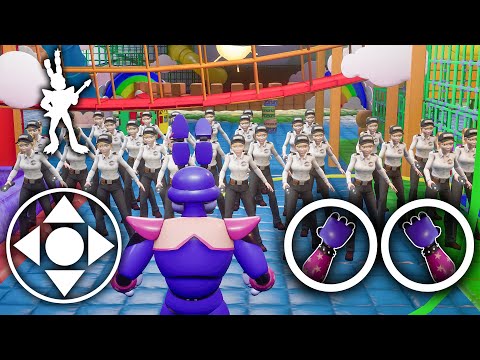 I BECAME a REAL BONNIE and ATTACK Vanessa ARMY in FNAF Security Breach