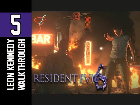 Resident Evil 6 Walkthrough - Part 5 - Chapter 1 - Scumbag Peter Let's Play Gameplay