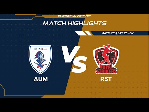 Match 23 - AUM vs RST | Highlights | FanCode ECS Malta Encore Day 6 | Malta 2021 | ECS21.895