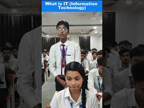 What is IT ( Information Technology ) explained by CIMAGE Student | #shorts  #shortsyoutube