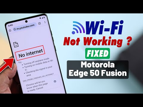 Moto Edge 50: How to Fix Wi-Fi on Motorola!