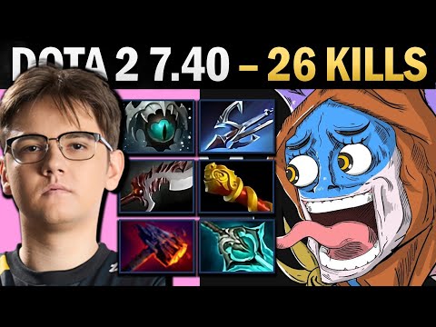 Slark Pro Carry with Harpoon and Disperser - Gameplay Dota