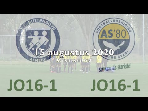 SC Buitenboys JO16-1 - AS'80 JO16-1 (15 augustus 2020)