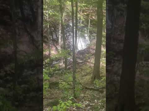 Followed the Waterfall trail to see this