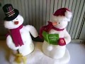 HALLMARK CAROLING SNOWMEN JINGLE PALS ANIMATED MUSICAL MOTION 2003