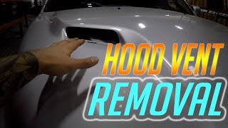 How to remove RAM 1500 Sport Hood Vents