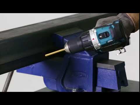 Makita DDF484RTJ Akumuliatorinis gręžtuvas, 18 V, 2x 5,0 Ah Li-ion, 54/36 Nm, 1,6kg, LED, MAKPACK video