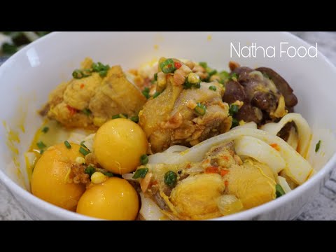 Cách nấu Mì quảng gà vị miền Trung nhưng miền nào ăn cũng ngon || Natha Food