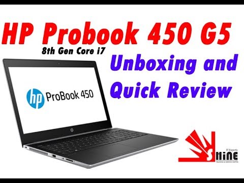 HP Probook 450 G5 Unboxing