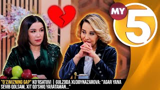 "O‘zimizning gap" | Gulzoda Xudoynazarova: "Agar yana sevib qolsam, xit qo‘shiq yarataman..."