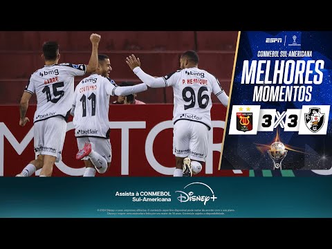 Gols e lances de Melgar x Vasco da Gama
