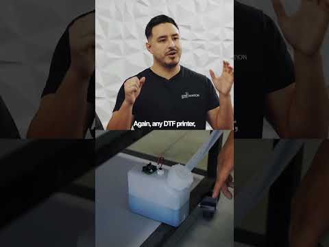Part of a video titled Is the daily maintenance on a DTF printer really THAT bad? - YouTube