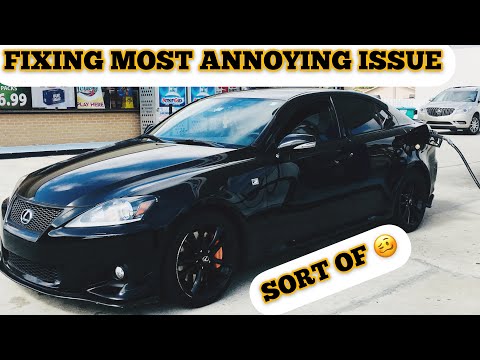Fixing One Of The Most Annoying Issue About 2nd generation Lexus IS350/250/IS-F (Trunk Gas Struts)