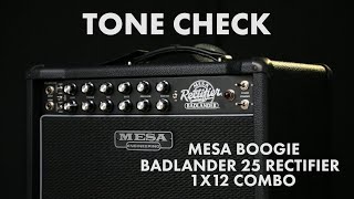Video thumbnail for TONE CHECK: Mesa Boogie Rectifier Badlander 25 1x12 Combo Demo by Cream City Music