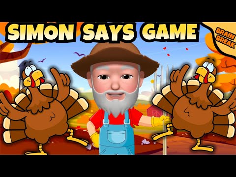 Thanksgiving Game | Brain Break | Go Noodle | Floor is Lava | Simon Says