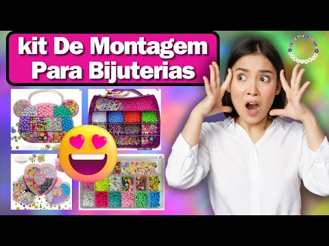 BIJUTERIAS ❤️MONTAGEM DE BIJUTERIAS❤️ KIT DE MONTAGEM PARA BIJUTERIAS ❤️Kit Miçanga❤️ Maleta de biju