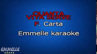 Quanta vita serve - Federica Carta - [EMMELLE KARAOKE]