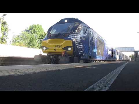 Edinburgh Waverley to Inverkeithing onboard 68017 and 68007 - Scotrail Loco Hauled
