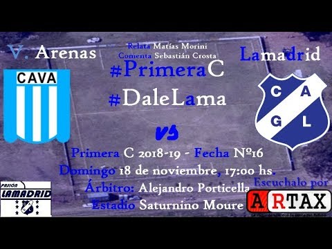 Victoriano Arenas - Lamadrid [PRIMERA C - FECHA 16] [RADIO EN VIVO]