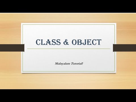 Class Fundamentals Class Object Method Instance Variables Java Oop Malayalam Tutorials