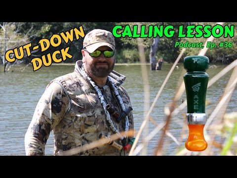 CALLING LESSON: DUCK CUT-DOWN WITH TECHNIQUES by GEORGE LYNCH #CUTDOWNCALLS #duckcalls #duckhunting