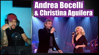 CHRISTINA AGUILERA &amp; ANDREA BOCELLÍ - Somos novios 🔴 Reacción/Análisis🎤