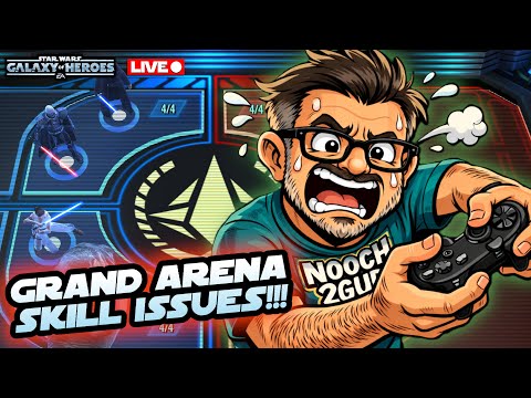 Dad's Trying to Overcome His Skill Issues!!!  SWGOH Grand Arena LIVE!
