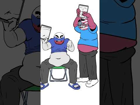 CHINA HAS A TOUGH ABS 🏆 #countryhumans