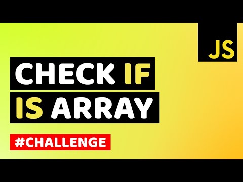 Check If The Object Is Array In Javascript Learn Javascript Algorithms