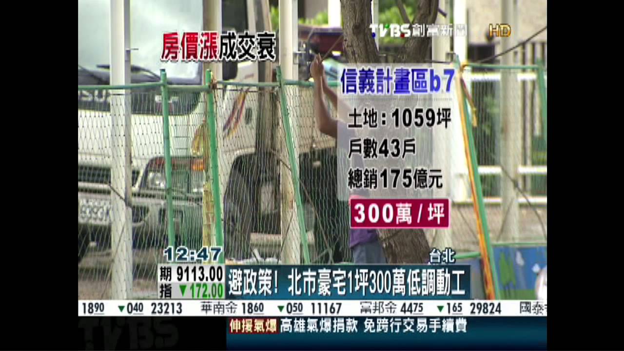 實價登錄以來　雙北市房價漲1-3成